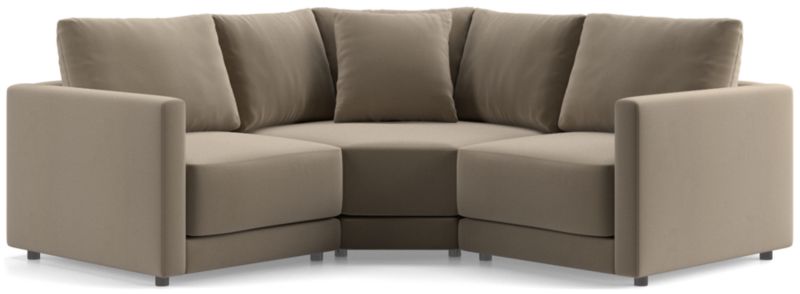 Gather Deep 3-Piece L-Shaped Small Space Sectional Sofa - image 0 of 15