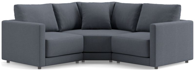 Gather Deep 3-Piece L-Shaped Small Space Sectional Sofa - image 0 of 15