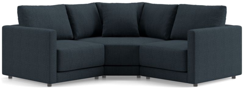 Gather Deep 3-Piece L-Shaped Small Space Sectional Sofa - image 0 of 15