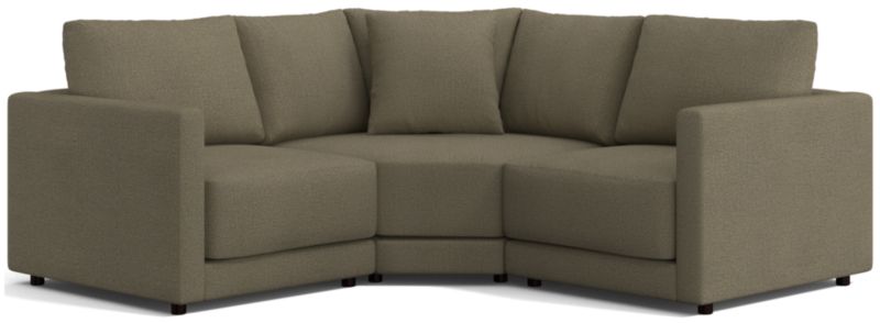 Gather Deep 3-Piece L-Shaped Small Space Sectional Sofa - image 0 of 15