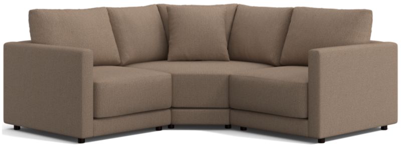 Gather Deep 3-Piece L-Shaped Small Space Sectional Sofa - image 0 of 15