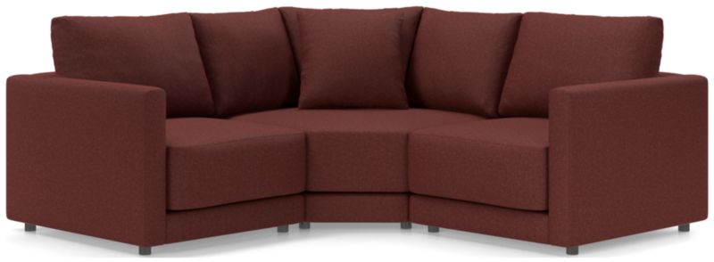 Gather Deep 3-Piece L-Shaped Small Space Sectional Sofa - image 0 of 15