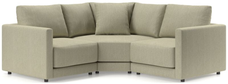 Gather Deep 3-Piece L-Shaped Small Space Sectional Sofa - image 0 of 15