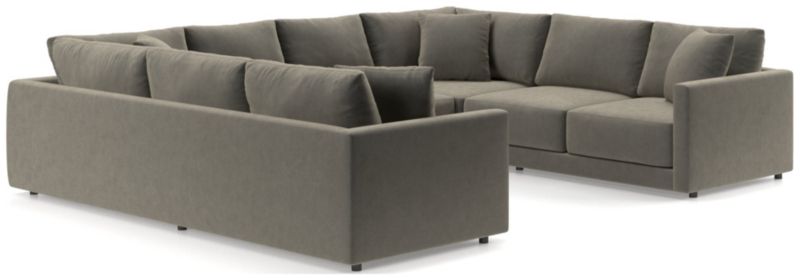 Gather Deep 3-Piece U-Shaped Sectional Sofa - image 0 of 14