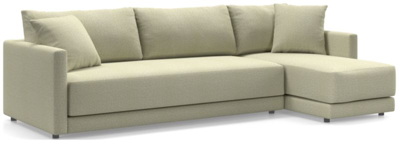 Gather Deep 2-Piece Chaise Bench Sectional Sofa - image 0 of 15