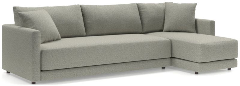 Gather Deep 2-Piece Chaise Bench Sectional Sofa - image 0 of 15