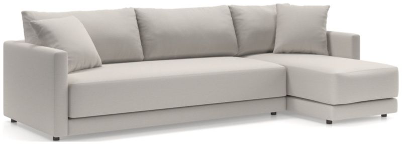 Gather Deep 2-Piece Chaise Bench Sectional Sofa - image 0 of 15