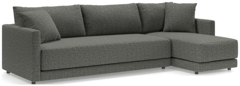 Gather Deep 2-Piece Chaise Bench Sectional Sofa - image 0 of 15