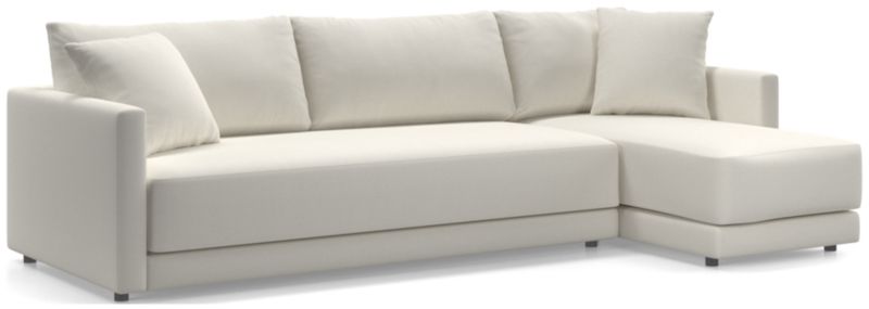 Gather Deep 2-Piece Chaise Bench Sectional Sofa - image 0 of 15