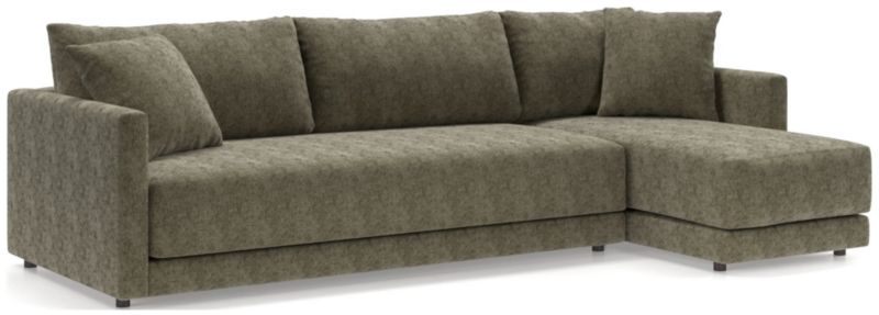 Gather Deep 2-Piece Chaise Bench Sectional Sofa - image 0 of 15