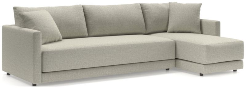 Gather Deep 2-Piece Chaise Bench Sectional Sofa - image 0 of 15