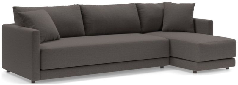 Gather Deep 2-Piece Chaise Bench Sectional Sofa - image 0 of 15