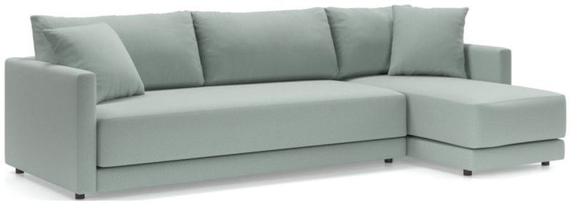 Gather Deep 2-Piece Chaise Bench Sectional Sofa - image 0 of 15