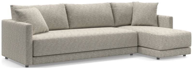 Gather Deep 2-Piece Chaise Bench Sectional Sofa - image 0 of 15