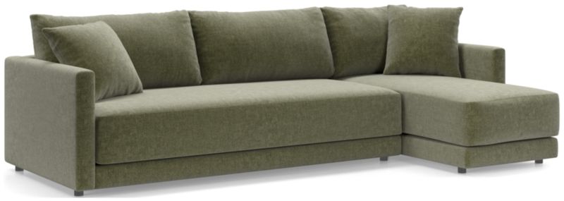 Gather Deep 2-Piece Chaise Bench Sectional Sofa - image 0 of 15