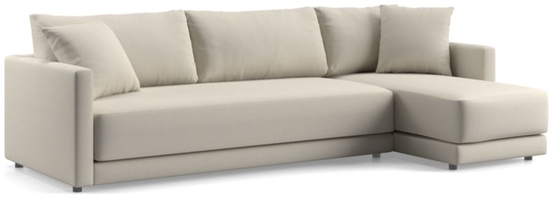 Gather Deep 2-Piece Chaise Bench Sectional Sofa - image 0 of 15