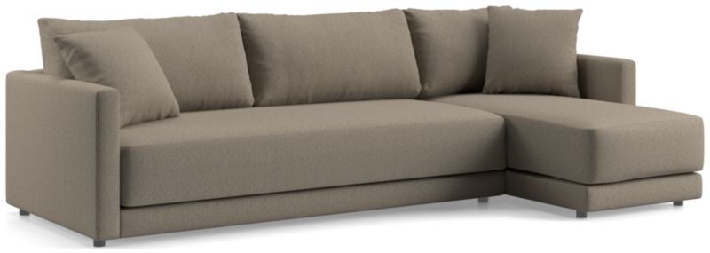 Gather Deep 2-Piece Chaise Bench Sectional Sofa - image 0 of 15