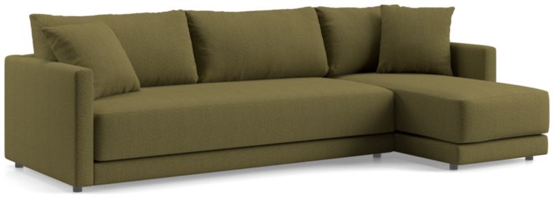 Gather Deep 2-Piece Chaise Bench Sectional Sofa - image 0 of 15