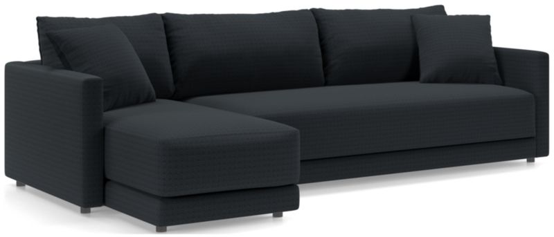 Gather Deep 2-Piece Chaise Bench Sectional Sofa - image 0 of 15