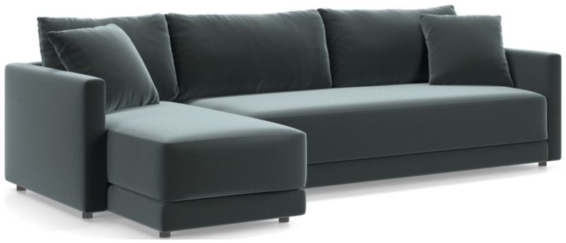 Gather Deep 2-Piece Chaise Bench Sectional Sofa - image 0 of 15