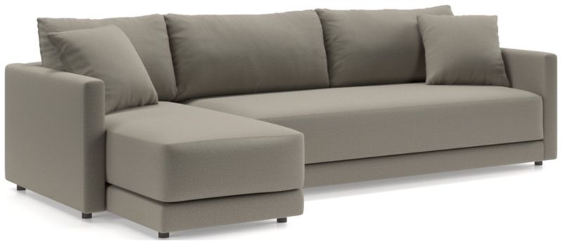 Gather Deep 2-Piece Chaise Bench Sectional Sofa - image 0 of 15