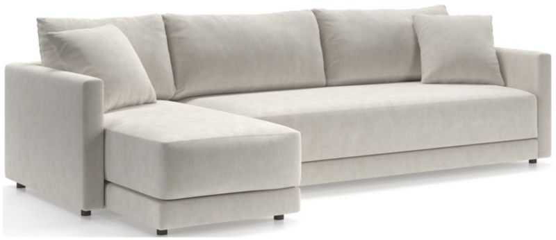 Gather Deep 2-Piece Chaise Bench Sectional Sofa - image 0 of 16