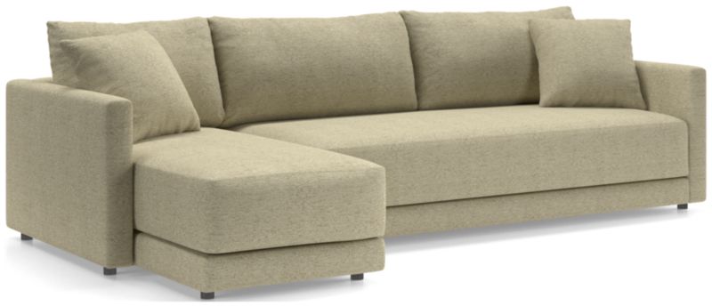 Gather Deep 2-Piece Chaise Bench Sectional Sofa - image 0 of 15