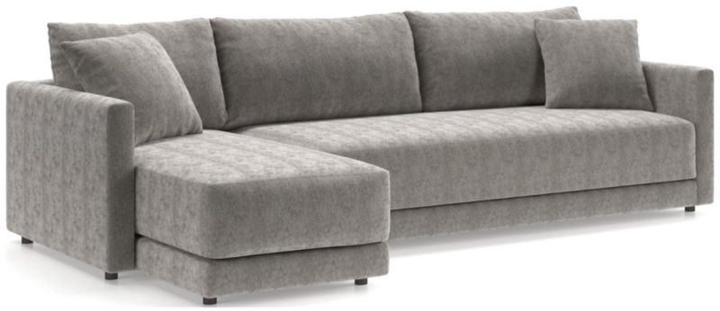 Gather Deep 2-Piece Chaise Bench Sectional Sofa - image 0 of 15