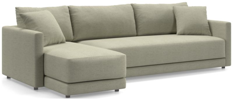 Gather Deep 2-Piece Chaise Bench Sectional Sofa - image 0 of 15