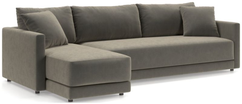 Gather Deep 2-Piece Chaise Bench Sectional Sofa - image 0 of 15