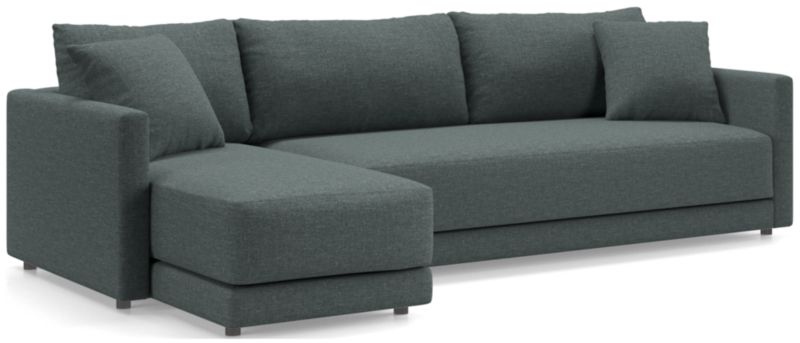 Gather Deep 2-Piece Chaise Bench Sectional Sofa - image 0 of 15