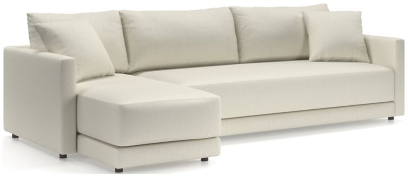 Gather Deep 2-Piece Chaise Bench Sectional Sofa - image 0 of 15