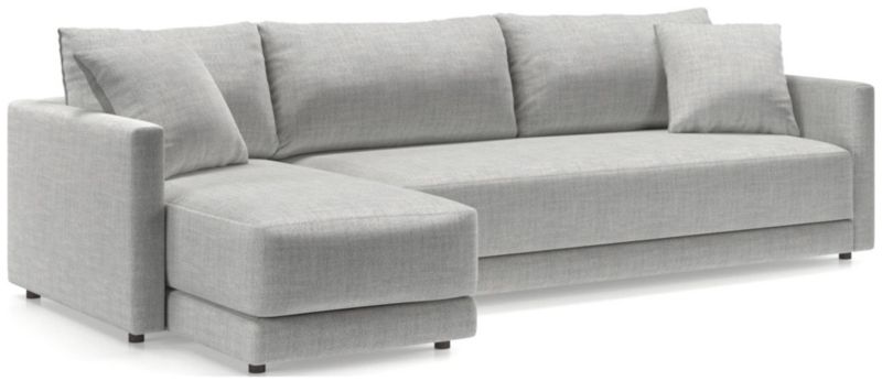 Gather Deep 2-Piece Chaise Bench Sectional Sofa - image 0 of 16