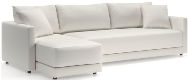 Gather Deep 2-Piece Chaise Bench Sectional Sofa - image 0 of 15