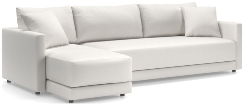 Gather Deep 2-Piece Chaise Bench Sectional Sofa - image 0 of 15