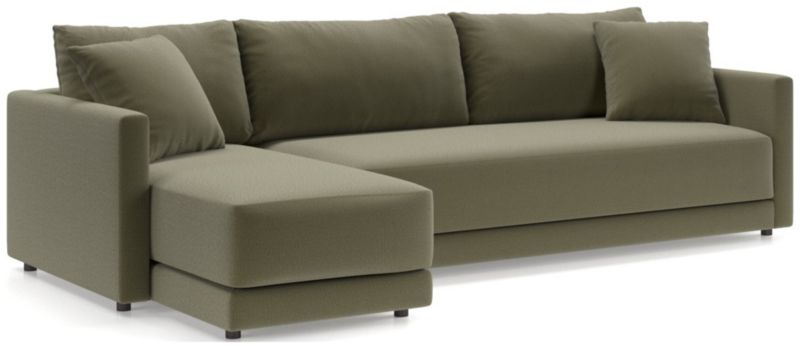 Gather Deep 2-Piece Chaise Bench Sectional Sofa - image 0 of 15