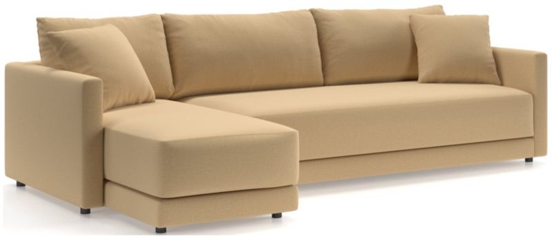 Gather Deep 2-Piece Chaise Bench Sectional Sofa - image 0 of 15