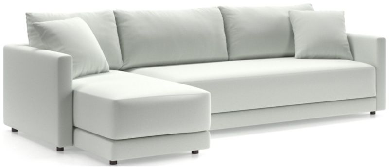 Gather Deep 2-Piece Chaise Bench Sectional Sofa - image 0 of 15