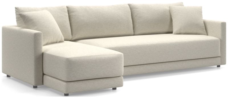 Gather Deep 2-Piece Chaise Bench Sectional Sofa - image 0 of 15