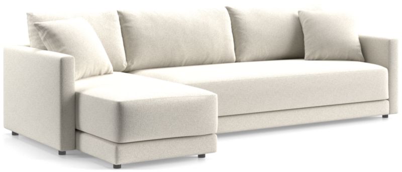 Gather Deep 2-Piece Chaise Bench Sectional Sofa - image 0 of 15