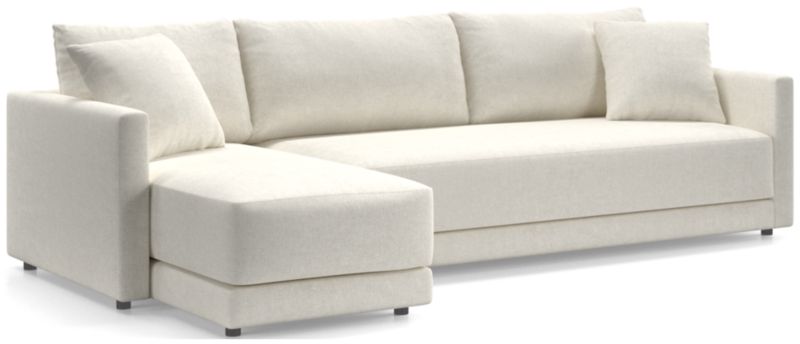 Gather Deep 2-Piece Chaise Bench Sectional Sofa - image 0 of 15