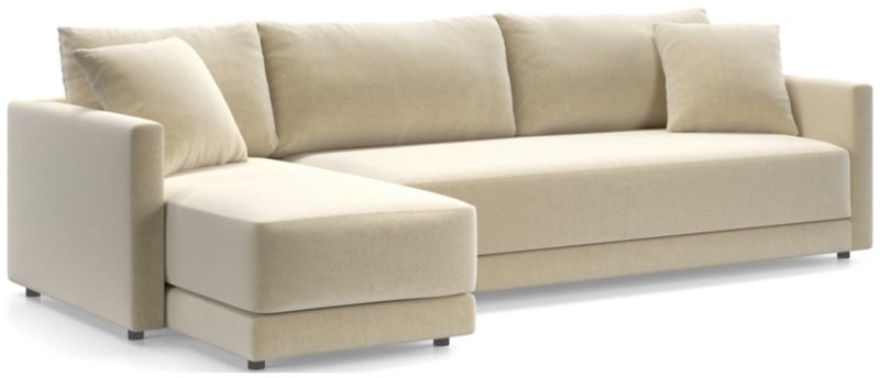 Gather Deep 2-Piece Chaise Bench Sectional Sofa - image 0 of 15