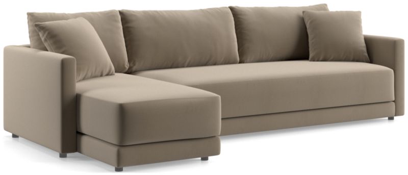 Gather Deep 2-Piece Chaise Bench Sectional Sofa - image 0 of 15