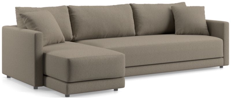 Gather Deep 2-Piece Chaise Bench Sectional Sofa - image 0 of 15