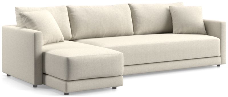 Gather Deep 2-Piece Chaise Bench Sectional Sofa - image 0 of 15