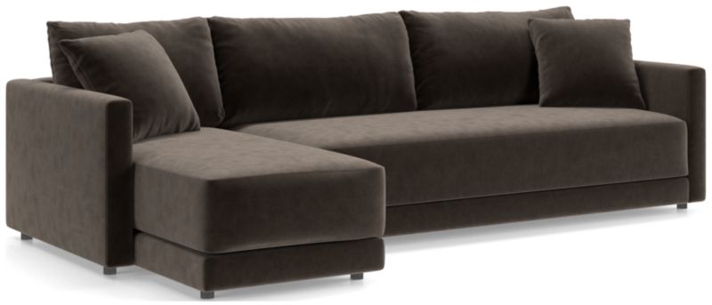 Gather Deep 2-Piece Chaise Bench Sectional Sofa - image 0 of 15