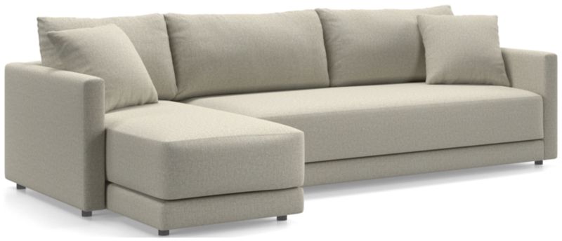 Gather Deep 2-Piece Chaise Bench Sectional Sofa - image 0 of 15