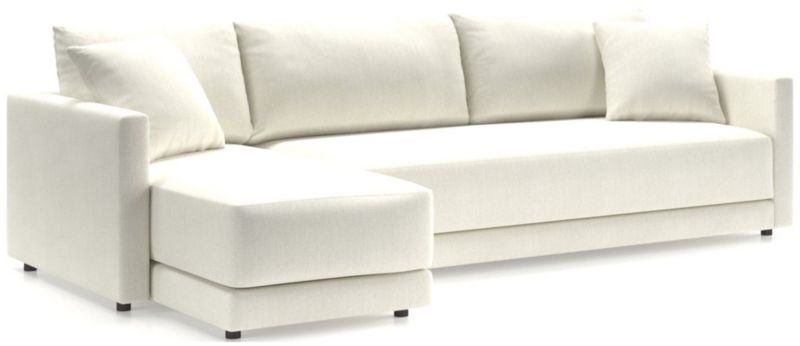 Gather Deep 2-Piece Chaise Bench Sectional Sofa - image 0 of 15