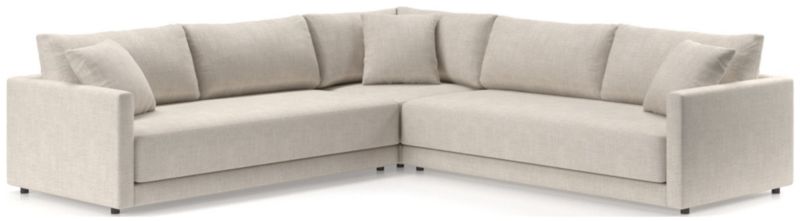 Gather Deep 3-Piece L-Shaped Bench Sectional Sofa - image 0 of 15