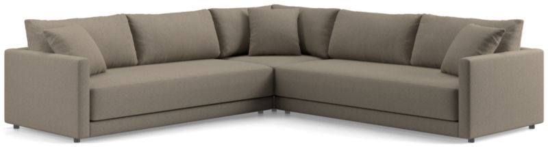 Gather Deep 3-Piece L-Shaped Bench Sectional Sofa - image 0 of 14